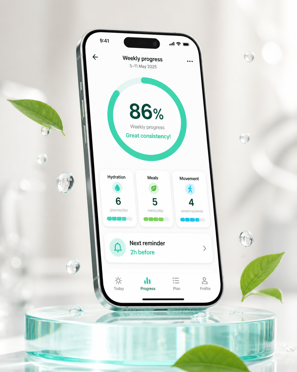 Nuvora weekly progress preview